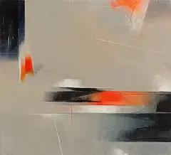 Untitled by Ger Sweeney, acrylic on canvas, offered Apr 2014