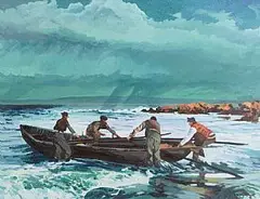 Trevor McElnea, Path to the Sea II, oil on canvas