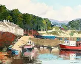 Dennis Orme Shaw, Roundstone, Connemara, oil on canvas