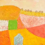 James May, The Pearl Sun, Laid Out on Fragile Land, mixed media