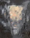 Michael Smyth, I Think of Pretty Flowers, oil on linen