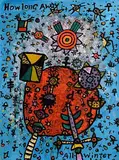 Alan Davie, How Long Away, oil on paper