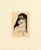 Mother & Child by Tracey Emin, Chiné Colle on Somerset 300gsm Soft White Edition 20/50, sold Dec 2013