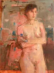 Female Nude by Noel Murphy, oil on canvas, sold Dec 2013