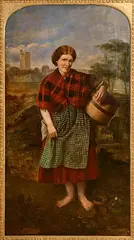 Charles Henry Cook, Little Peggy, oil on canvas