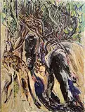 Patrick Swift, The Olive Pickers, oil on canvas