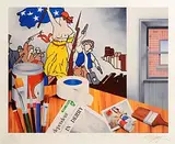 Robert Ballagh, Independence, limited edition lithograph signed & numbered 4/75