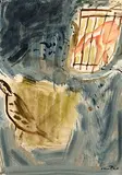 Nano Reid, Horse at the Gate, mixed media