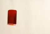 Ciarán Lennon, Red Lens, acrylic paint on acrylic sheet on paint