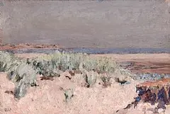Jack Butler Yeats, Hot Weather / Hot Day, oil on board
