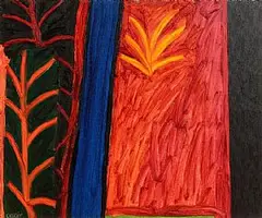 William Crozier, Night Garden, 2007, oil on canvas