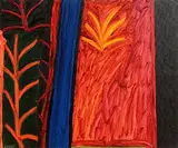 Night Garden by William Crozier, 2007, oil on canvas, sold Dec 2013