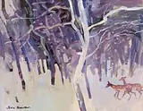 John Skelton Snr, Deer in Winter