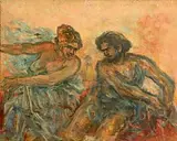 Stella Steyn, Achilles Admiring, oil on canvas