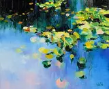 Kenneth Webb, The Lilly Pond, oil on canvas