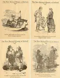 Robert Ballagh, The New Revised History of Ireland, set of 4 limited edition lithographs signed & numbered 1/18