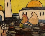 Markey Robinson, Tangier, oil on canvas
