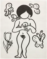 William Copley, Untitled, 1964, India ink on paper