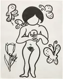William Copley, Untitled, 1964, India ink on paper