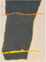 Theodoros Stamos, Infinity Field, Lefkada Series #II, 1978, acrylic on paper