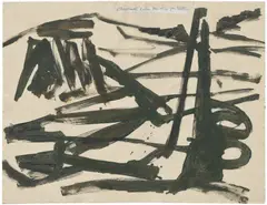 David Smith, Voltri, 1962, tempera and gouache on paper