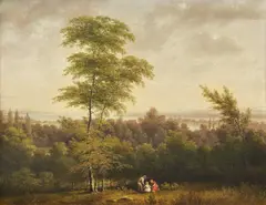 Thomas Doughty, View from the Seat of R. Gilmore, Esq, 1822, oil on panel