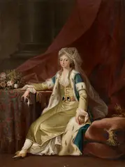 Jens Juel, Portrait of Princess Louise Augusta of Denmark in Turkish Dress (Portrait af prinsesse Louise Augusta i tyrkisk dragt), 1785–1786, oil on canvas