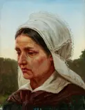 Peder Severin Krøyer, Study of a Woman from Arildsläge in Sweden in Festive Dress (Studie af en kvinde fra Arildsläge i højtidsdragt), 1872, oil on canvas