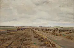 Fritz Syberg, Autumn Ploughing (Efterårspløjning), 1928, oil on canvas