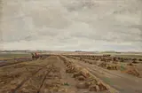 Fritz Syberg, Autumn Ploughing (Efterårspløjning), 1928, oil on canvas