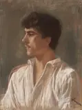 Peder Severin Krøyer, A Young Peasant from the Pyrenees (Ung bondedreng fra Pyrenæerne), 1886, pastel on canvas