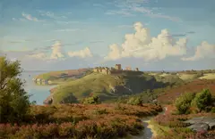 Peder Mønsted, Summer's Day Opposite Hammeren, Bornholm (Sommerdag ud for Hammeren. Bornholm), 1882, oil on canvas