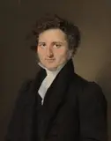 Christian Albrecht Jensen, Portrait of the Flower Painter J.L. Jensen (Portræt af blomstermaler J. L. Jensen), 1828, oil on canvas