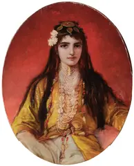 Elisabeth Jerichau-Baumann, Zarina, a Jewish Girl from Smyrna (Zarina, jødisk pige fra Smyrna), 1874, oil on canvas