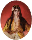 Elisabeth Jerichau-Baumann, Zarina, a Jewish Girl from Smyrna (Zarina, jødisk pige fra Smyrna), 1874, oil on canvas