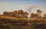 Anders Lunde, Summer Day by Furesøen (Sommerdag ved Furesøen), oil on canvas
