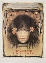 Kurt Trampedach, Woman (Kvinde), 1982, poster
