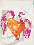 Suzanne Jackson, Ibis I, 1977, Lithograph in colors, on Arches paper, the full sheet