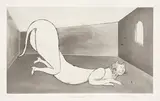 Louise Bourgeois, Champfleurette, the White Cat (MoMA 133.2/IV), 1994, Aquatint, drypoint and etching, on Somerset paper, with full margins