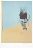 Francis Bacon, Study for Self-Portrait (after, Study for Self-Portrait 1982) (S. 35, T. 16), 1984, Offset lithograph in colours, on wove paper, with full margins