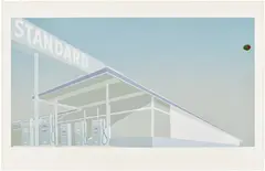 Ed Ruscha, Cheese Mold Standard with Olive (E. 31), 1969, Screenprint in colors, on Arches paper, with full margins