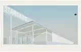 Ed Ruscha, Cheese Mold Standard with Olive (E. 31), 1969, Screenprint in colors, on Arches paper, with full margins