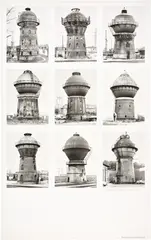 Typologie Wassertürme by Bernd and Hilla Becher, 1994, Offset lithograph, on wove paper, with full margins, sold Feb 2026
