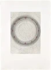 Ed Ruscha, Reloj (E. 167), 1988, Etching in colors, on handmade paper, with full margins