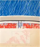 James Rosenquist, Music School (for Peter Schjeldahl), from Cold Light Suite (G. 42), 1971, Lithograph in colors, on two sheets of joined Arches Cover paper, the full sheets (as issued)