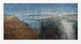 Jennifer Bartlett, East West, 2009, Monumental screenprint in colors, on Stonehenge paper, with full margins