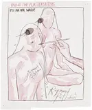 Raymond Pettibon, No Title (Paint the Plastercasters)