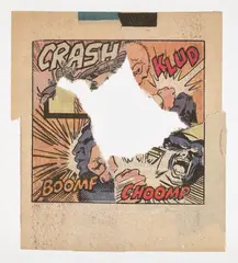 Christian Marclay, Klud, 2006, Pigment print in colors, on Arches paper mounted to board (as issued), with full margins