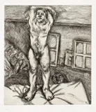 Lucian Freud, Two Men in the Studio (H. 39, F. 46, T. 55), 1989, Etching, on wove paper, with full margins