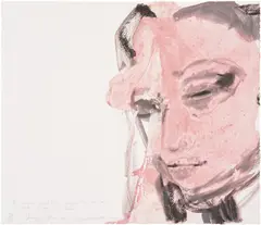 Marlene Dumas, Amy-Back To, 2015, Lithograph in colors, on wove paper, the full sheet